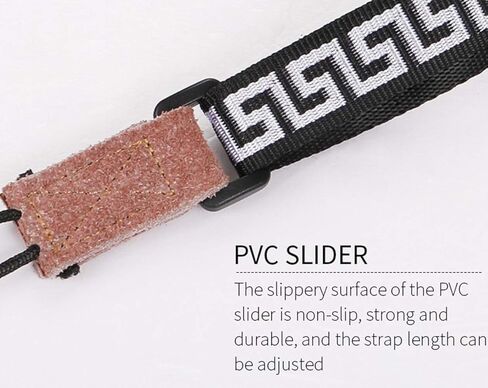 حزام كتف مزدوج الخطاف، لا يحتاج للثقب للجيتار الكلاسيكي سوبرانو تينور باريتون - مشبك على خطاف J بدون استخدام اليدين، حزام كتف بدون ثقب للاطفال والكبار (اسود وابيض) in Kuwait