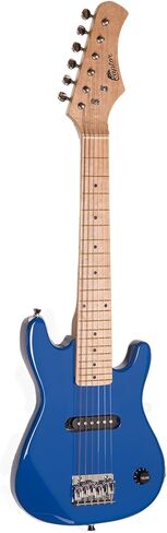 رابتور مجموعة جيتار كهربائي EP3 مقاس 30 انش للاطفال مقاس 1/2 مع مضخم صوت محمول 3 واط وشنطة جيتار وحزام وكابل وريشة رابتور - ازرق in Kuwait