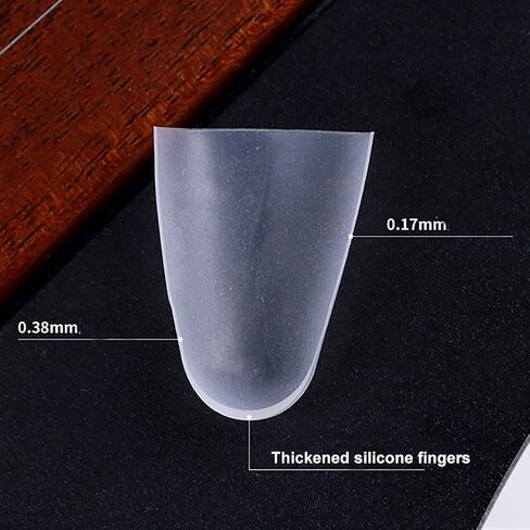 4 Pcs Silicon Fingertip Protector for Guitar, Banjo, Ukulele, Bass and Other String Instruments (M Size) in Saudi Arabia
