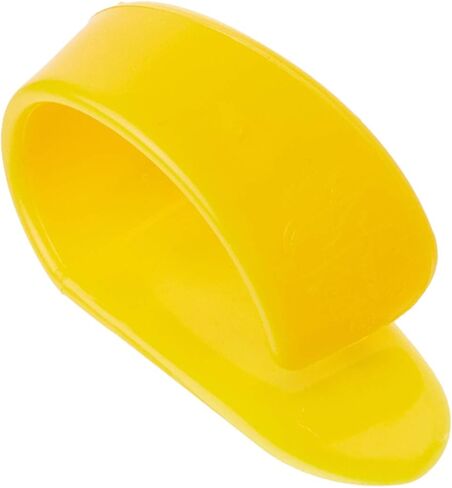 Fred Kelly Picks D2-L-8 Delrin Slick Light Guitar Pick أصفر كبير وJIM DUNLOP HE112P اعواد إبهام مسطحة، متوسطة، 3/عبوة لاعب in Saudi Arabia