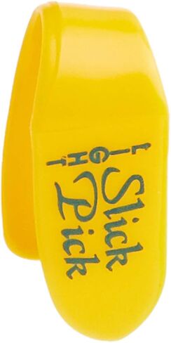 Fred Kelly Picks D2-L-8 Delrin Slick Light Guitar Pick أصفر كبير وJIM DUNLOP HE112P اعواد إبهام مسطحة، متوسطة، 3/عبوة لاعب in Saudi Arabia