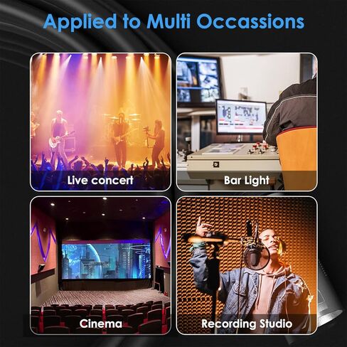 كابل ميكروفون Dacimora 2 Pack 25FT XLR، متوازن بالكامل، للميكروفون، الخلاط، استوديو التسجيل (2Pack، 25FT) in Kuwait