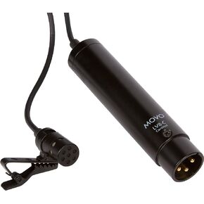 موفو ميكروفون سلكي LV8-C بمكثف قلبي عالي الجودة اكس ال ار مع كبسولة ميكروفون 12 ملم لتسجيل صوتي دقيق - تتضمن المجموعة حافظة بمشبك طية صدر وزجاج امامي in Kuwait