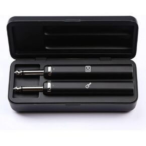 BrianFay نظام الأجهزة اللاسلكية علبة شحن قابلة لإعادة الشحن يمكن أن تستمر لمدة 30 ساعة جهاز إرسال نطاق UHF للآلات الصوتية الكهربائية لوحة مفاتيح الجيتار (أسود) in Kuwait