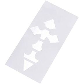 ملصق الصليب الفضي العالمي لغيتار كهربائي صوتي للباس DIY الرقبة فريتبورد / أقلام تحديد مقياس، ملصق رفيع in Kuwait