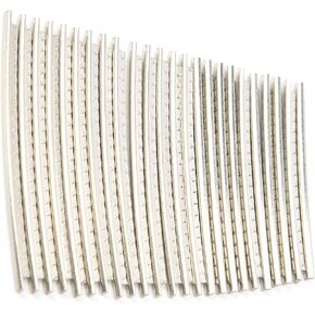 سلك جيتار فريت، 24 قطعة 2.7 مم من الفولاذ المقاوم للصدأ كروم لون جيتار، مجموعة أسلاك جيتار 250HV لأعمال إصلاح الجيتار in Kuwait