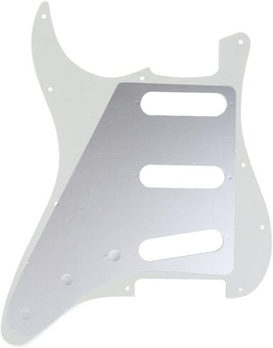 Musiclily Pro 11-Hole 60s 64 Vintage Style Strat SSS Pickguard for American Stratocaster Guitar, 3Ply Mint Green in Kuwait