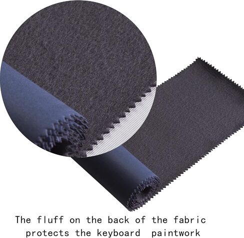 Mooson Piano Keyboard Anti-Dust Cover High Technology Fabric Key Cover Cloth Fit For Upright Piano, Electric Piano & Grand piano (Dark blue) in Saudi Arabia