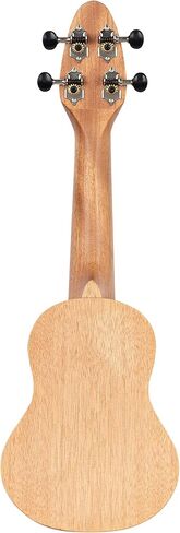 Ortega Guitars, 4-String Keiki Series Sopranino Ukulele with Turtle Etching, Right, Transparent ocean blue, (K1-BL) in Kuwait