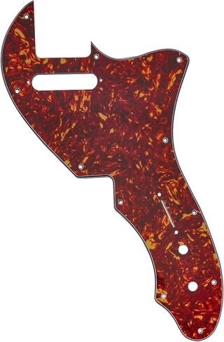 Musiclily Pro 11 Holes Guitar Pickguard For USA Fender 69 Tele Thinline Style Electric Guitar, 3Ply Aged White in Kuwait