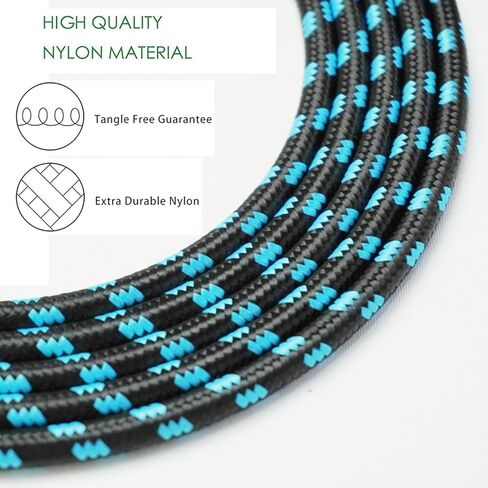 كابل جيتار SOTESIN بطول 20 قدمًا كابل جيتار 𝐀𝐦𝐩 𝐂𝐨𝐫𝐝 كابل جيتار كهربائي احترافي 1/4 كابل زاوية قائمة إلى مستقيمة للجيتار، الجهير، لوحة المفاتيح، الخلاط، مكبر الصوت (أسود أحمر) in Kuwait