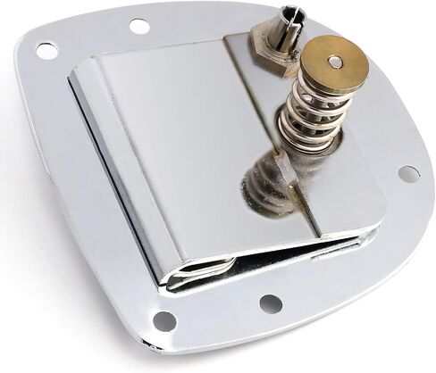 Metallor Guitar Tremolo Tailpiece Bridge Compatiable with Jazzmaster Jaguar Guitar Vibrato and Whammy Chrome. in Saudi Arabia
