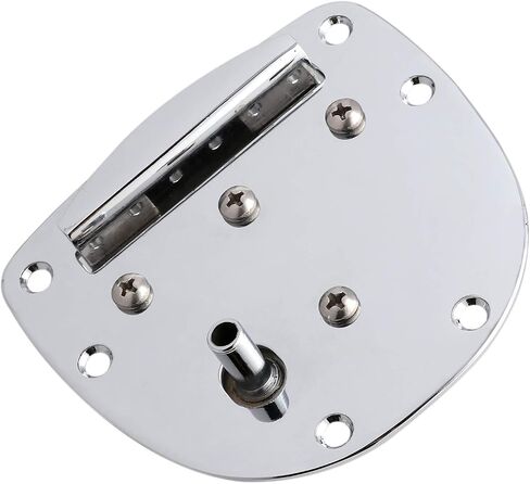 Metallor Guitar Tremolo Tailpiece Bridge Compatiable with Jazzmaster Jaguar Guitar Vibrato and Whammy Chrome. in Saudi Arabia