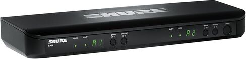 نظام الميكروفون اللاسلكي Shure BLX188/CVL UHF - مثالي للمقابلات والعروض التقديمية والمسرح - عمر البطارية 14 ساعة، نطاق 300 قدم | يتضمن (2) ميكروفونات Lavalier، جهاز استقبال مزدوج القناة | فرقة H11 in Kuwait