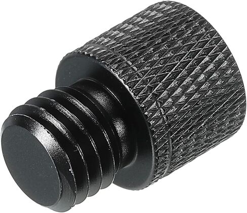 MECCANIXITY Mic Stand Adapter 3/8 Female to M6 Male Camera Screw Thread Adapter for Microphone Tripod Stand Black in Kuwait