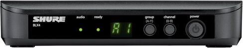 Shure BLX24R/B58 Rack-Mount Wireless Audio System H10 Band (542–572 MHz) – BLX4R Receiver, BLX2 Transmitter with Beta 58A Mic, Up to 14 Hr Battery, 300 ft Range in Kuwait
