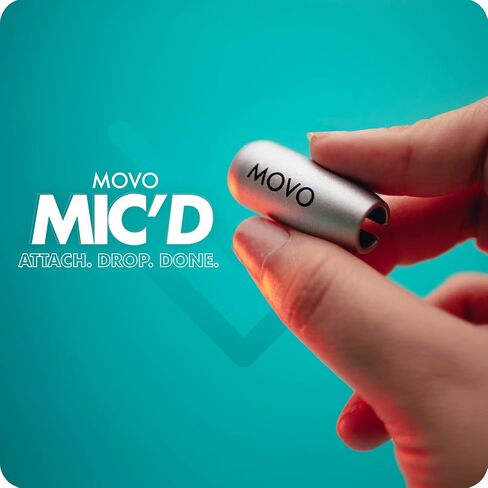 Movo MIC'D Lav Mic Weight - Weight for Lavalier Microphone - Perfect for Sound Departments, Creators, Audio Producers in Saudi Arabia