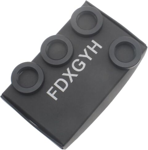FDXGYH 4 Pcs 1/4"-20 Microphone Stand Nut Knurled Lock Nut Black Jam Nut for Microphone Photographic Equipment in Saudi Arabia