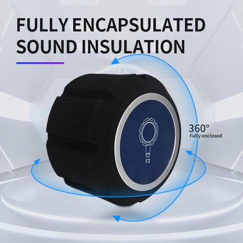 فلتر بوب ميكروفون أسود من micfuns F1 (أزرق) in Kuwait