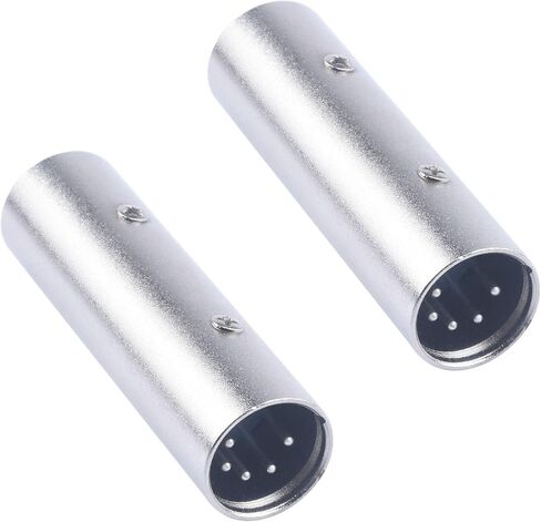 ديفينال محول وصلة ذكر الى 5 دبابيس اكس ال ار ذكر الى 5 دبابيس، محول كيبل ضوء مسرح دي ام اكس لتغيير نوع الجنس، 5 دبابيس ذكر XLR الى 5 دبابيس ذكر XLR موصل صوت اكس ال ار 2 عبوة in Kuwait