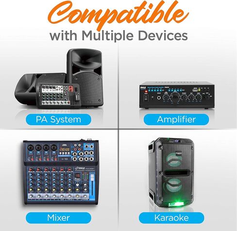 PYLE Lavalier, Headset Mics, Transmitter, Receiver-for PA, Karaoke Dj Party, Black, One Size (PDWM2140) in Saudi Arabia