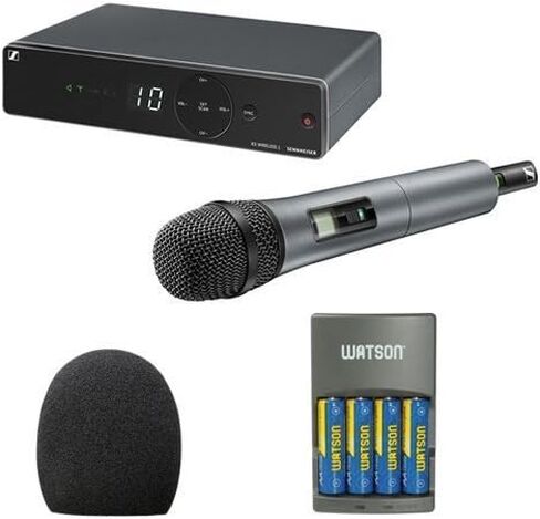 Sennheiser XSW 1-835-A UHF Vocal Set with e835 Dynamic Microphone (A: 548 to 572 MHz) With Microphone Accessory Kit in Saudi Arabia