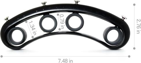 غطاء اصبع الجيتار لتدريب قوة الاصابع، شريط للغيتار باس البيانو ونظام سرعة الاصبع، اكسسوارات الاجهزة الموسيقية، اسود in Kuwait