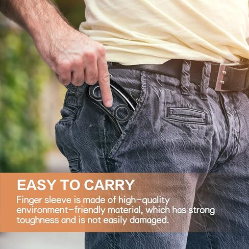 غطاء اصبع الجيتار لتدريب قوة الاصابع، شريط للغيتار باس البيانو ونظام سرعة الاصبع، اكسسوارات الاجهزة الموسيقية، اسود in Kuwait