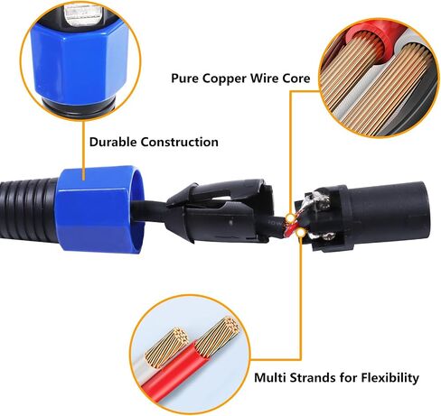 HBU Pack of 2 30 Feet Speakon Male to XLR Female Cable - 2pcs 30ft. Speak-ON Type Plug to 3 Pole XLR Audio Jack Extension Cable - Compatible Studio Stage Mic Microphone Recording Connection Wire in Kuwait