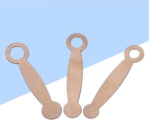 EXCEART 3PCS Flute Repair Kit Flute Leveling Rings Pad Repair Tools Woodwind Repair Tool Silver in Saudi Arabia