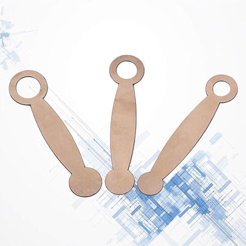 EXCEART 3PCS Flute Repair Kit Flute Leveling Rings Pad Repair Tools Woodwind Repair Tool Silver in Saudi Arabia