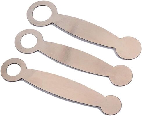 EXCEART 3PCS Flute Repair Kit Flute Leveling Rings Pad Repair Tools Woodwind Repair Tool Silver in Saudi Arabia