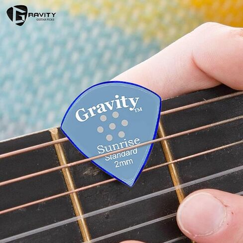 Gravity Acrylic Variety Pack Guitar Picks | Polished Bevels, Brighter, Louder Sound & Tighter Grip| Available in Different Packs - Made in the USA in Saudi Arabia