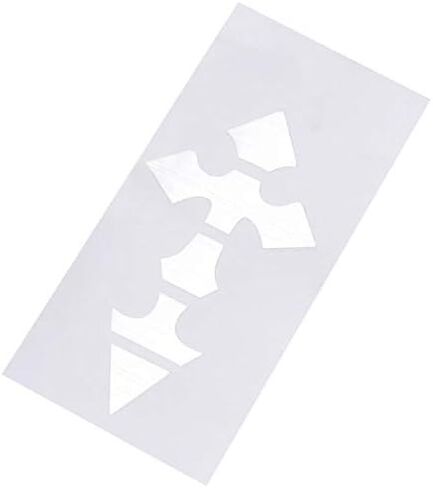 ملصق الصليب الفضي العالمي لغيتار كهربائي صوتي للباس DIY الرقبة فريتبورد / أقلام تحديد مقياس، ملصق رفيع in Kuwait