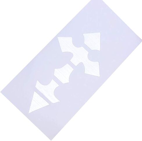 ملصق الصليب الفضي العالمي لغيتار كهربائي صوتي للباس DIY الرقبة فريتبورد / أقلام تحديد مقياس، ملصق رفيع in Kuwait