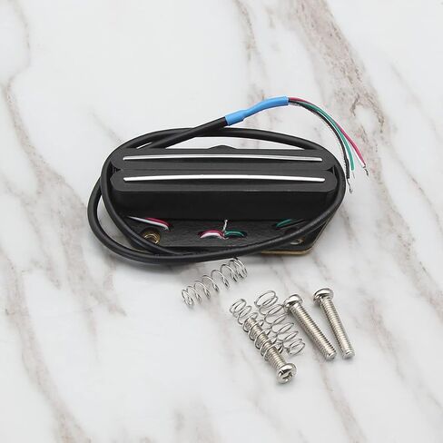 FLEOR Alnico 5 Tele Pickup Hot Rail Humbucker Bridge Pickup 6-7K Fit Fender Tele Guitar Part in Saudi Arabia
