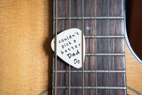 Ptzizi I Couldn’t Pick A Better Dad, Stainless Steel Guitar Picks Jewelry for Guitar Player Musician Dad Papa Grandpa Father's Day Birthday Christmas Gifts (02) in Kuwait