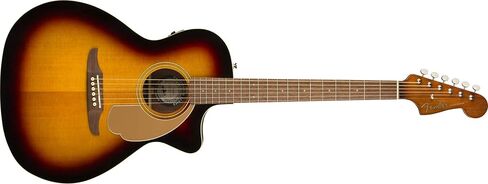 Fender Newporter Player Acoustic Guitar, with 2-Year Warranty, Sunburst, Walnut Fingerboard in Saudi Arabia