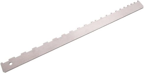 TUOREN 43CM Guitar Neck Notched Straight Edge Luthiers Tool for Electric Guitar Fretboard and Frets Silver in Saudi Arabia