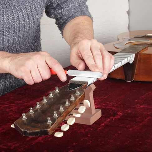 MECCANIXITY مجموعة أدوات الغيتار Luthier، ملف الغيتار الحنق تتويج Luthier، الحرس الأصابع، الروك الحنق، موزعات سلسلة، استبدال ورقة الصنفرة لباس الغيتار in Kuwait