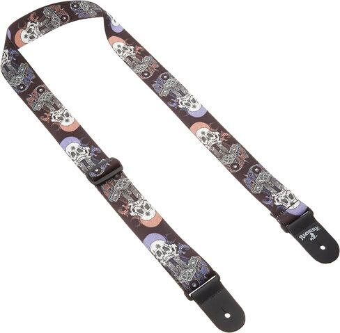 D'Addario Accessories Locking Guitar Strap - Guitar Accessories - Electric Guitar Strap, Acoustic Guitar Strap, Acoustic Electric Guitar Strap & Bass Guitar Strap - Alchemy - Gothic Cross in Saudi Arabia