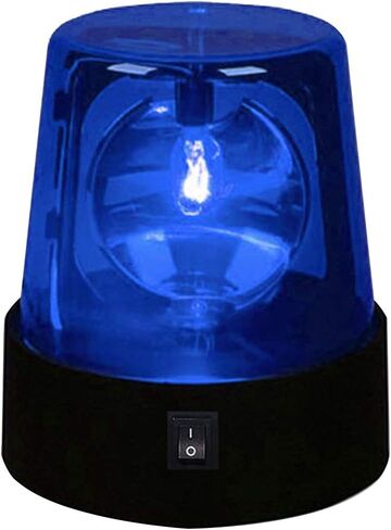 MAYiT LED Strobe Light, Disco Party Rotating Lamp DJ Flashing Stage Lights Police Car Beacon Siren Strobe Light with Switch Control for DJ Show Bar in Kuwait