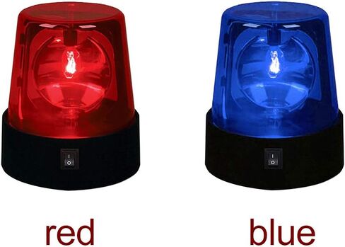 مصباح LED ستروب من 1/2 قطعة، مصابيح مسرح وامضة للدي جيه بلون احمر دوار، مصباح حفلات دي جي وامض مع مفتاح تحكم لبار عرض دي جيه in Kuwait