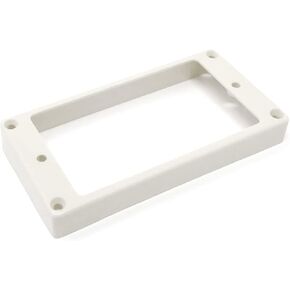 Vintage Forge White Flat Bottom Humbucker Pickup Mounting Ring Slanted (11mm-12mm) compatible with Epiphone Guitars HR140F-WHT