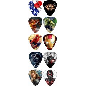 SuperHeroes Guitar Picks(Avengers 10 in a pack) in Saudi Arabia