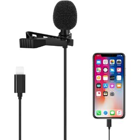 Valband Lavalier Microphone Professional for iPhone/Video Conference/Podcast/Voice Dictation/YouTube Grade Omnidirectional Phone Audio Video Recording Condenser Microphone (6M) in Kuwait