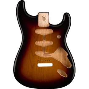 Fender Alder Stratocaster Body - Vintage Bridge Routing - Black