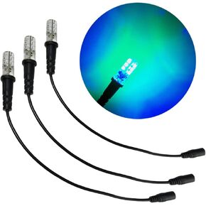 3 Pack Ocean Blue Green Special Effects led 12 Volts dc with Foam Wood mounting Cable Socket dc Barrel Connector for Themed environments Props Theatrical Scenery Water theming in Saudi Arabia