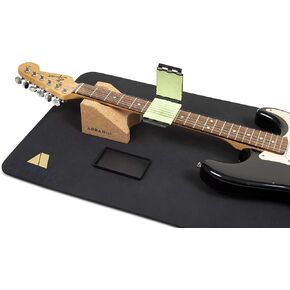 ARRANUI Guitar Work Mat and Neck Rest Support Cradle - Workbench Mat and Guitar Rack - Guitar Cleaning Kit For Repair and Maintenance – Complete with Guitar Accessories - String Cleaner Tool in Saudi Arabia