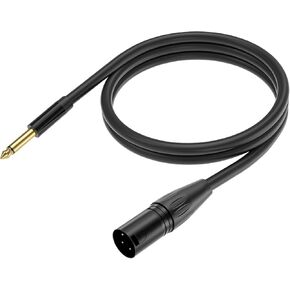 Yinker XLR to 3.5mm - 10ft/1pack, 1/8 Inch TRS to XLR Female Balanced Stereo Microphone Cable 1/8 to XLR Mic Cord in Kuwait
